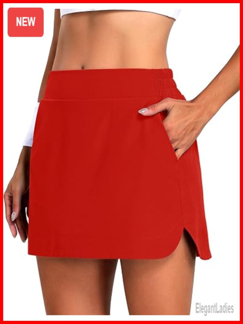 Women's Skorts with Pockets High Waisted Golf Tennis Skirt Quick Dry Athletic